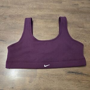 Nike Alate Dri Fit Ribbed Sports Bra Womens Medium